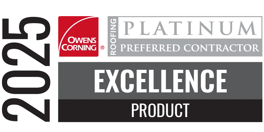 Owens Corning 2025 Platinum Product Excellence — Ultimate Roofing